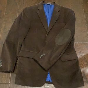 Men’s Tommy Hilfiger brown corduroy blazer sport coat